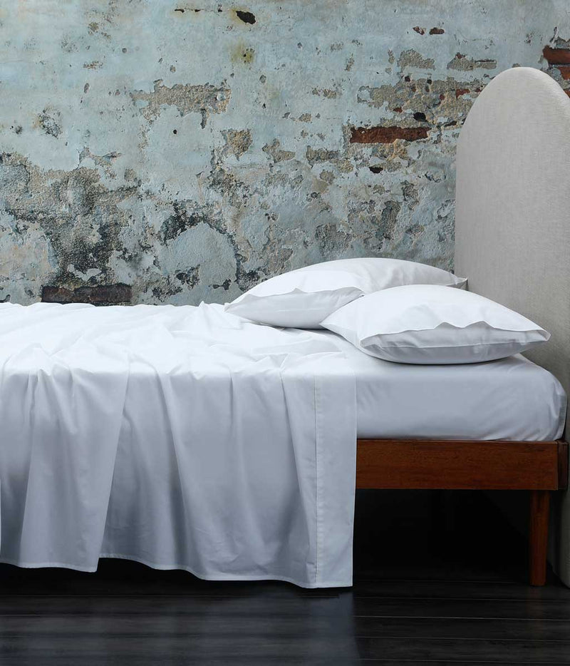 Pure Cotton Fitted Sheet White