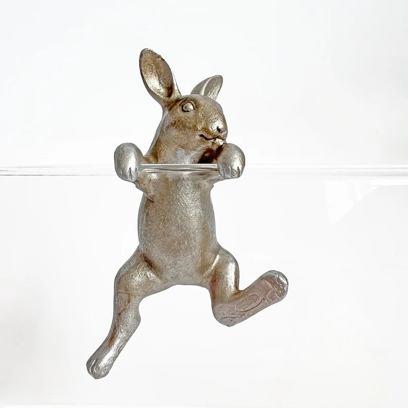 Rabbit Hanging - Rim - Pewter