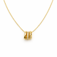 RN142 Three Ring Fine pendant Gold