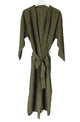 Bianca Lorenne Ruscello Deep Moss Housecoat - Soft Cotton Linen Blend