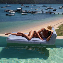 Sunnylife Luxe Lie-On Lounger - Navy Stripe