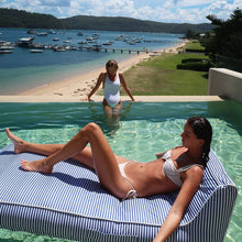 Sunnylife Luxe Lie-On Lounger - Navy Stripe