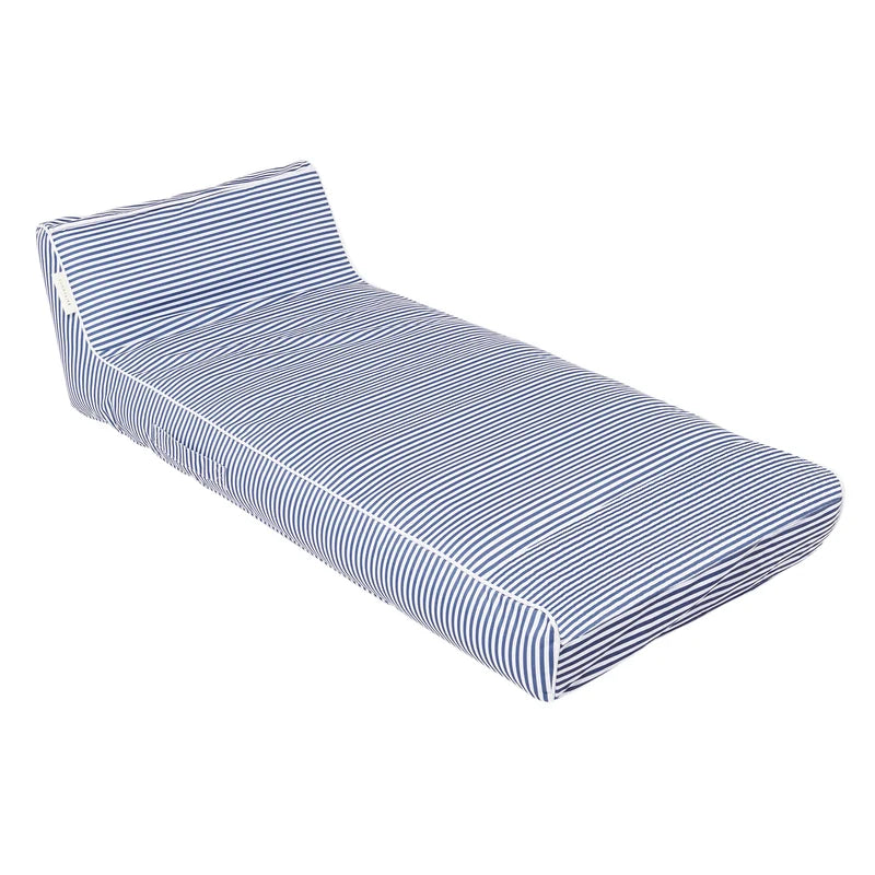 Sunnylife Luxe Lie-On Lounger - Navy Stripe