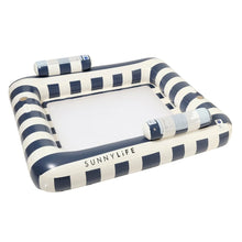 Sunnylife Luxe Twin Hammock Float - Le Weekend -Navy Stripe