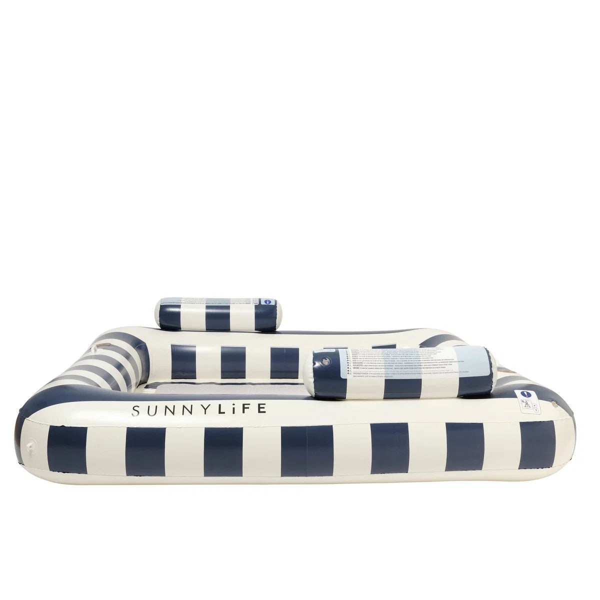Sunnylife Luxe Twin Hammock Float - Le Weekend -Navy Stripe