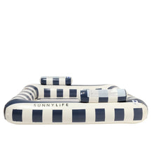 Sunnylife Luxe Twin Hammock Float - Le Weekend -Navy Stripe