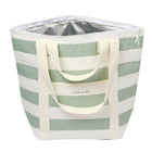 Sunnylife Light Cooler Tote - La Palma Sage Stripe