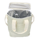 Sunnylife Light Cooler Drinks Bag - Sea Sage Stripe
