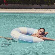 Sunnylife Slim Tube Pool Ring - La Mer Med Blue
