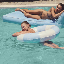 Sunnylife Slim Tube Pool Ring - La Mer Med Blue
