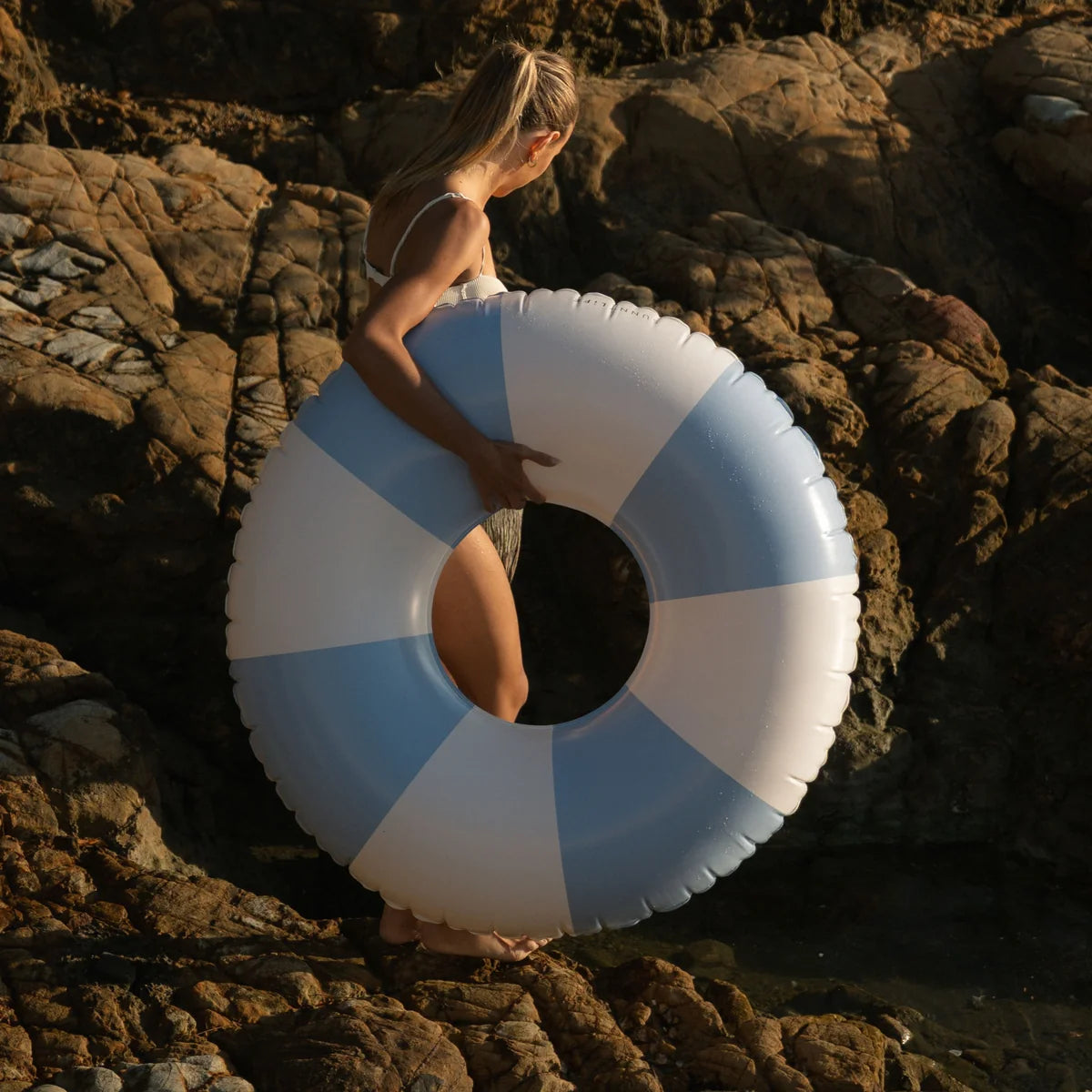 Sunnylife Pool Ring - La Mer Med Blue