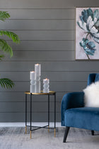 GLASS CANDLE HOLDER