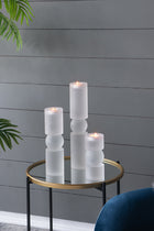 GLASS CANDLE HOLDER