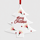 White Pohutukawa Christmas Decoration