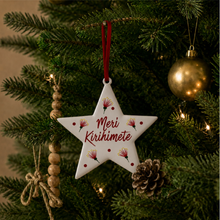 White Pohutukawa Star Christmas Decoration