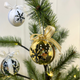 Snowflake Metal Bells assorted colours in PET box - 6 pack