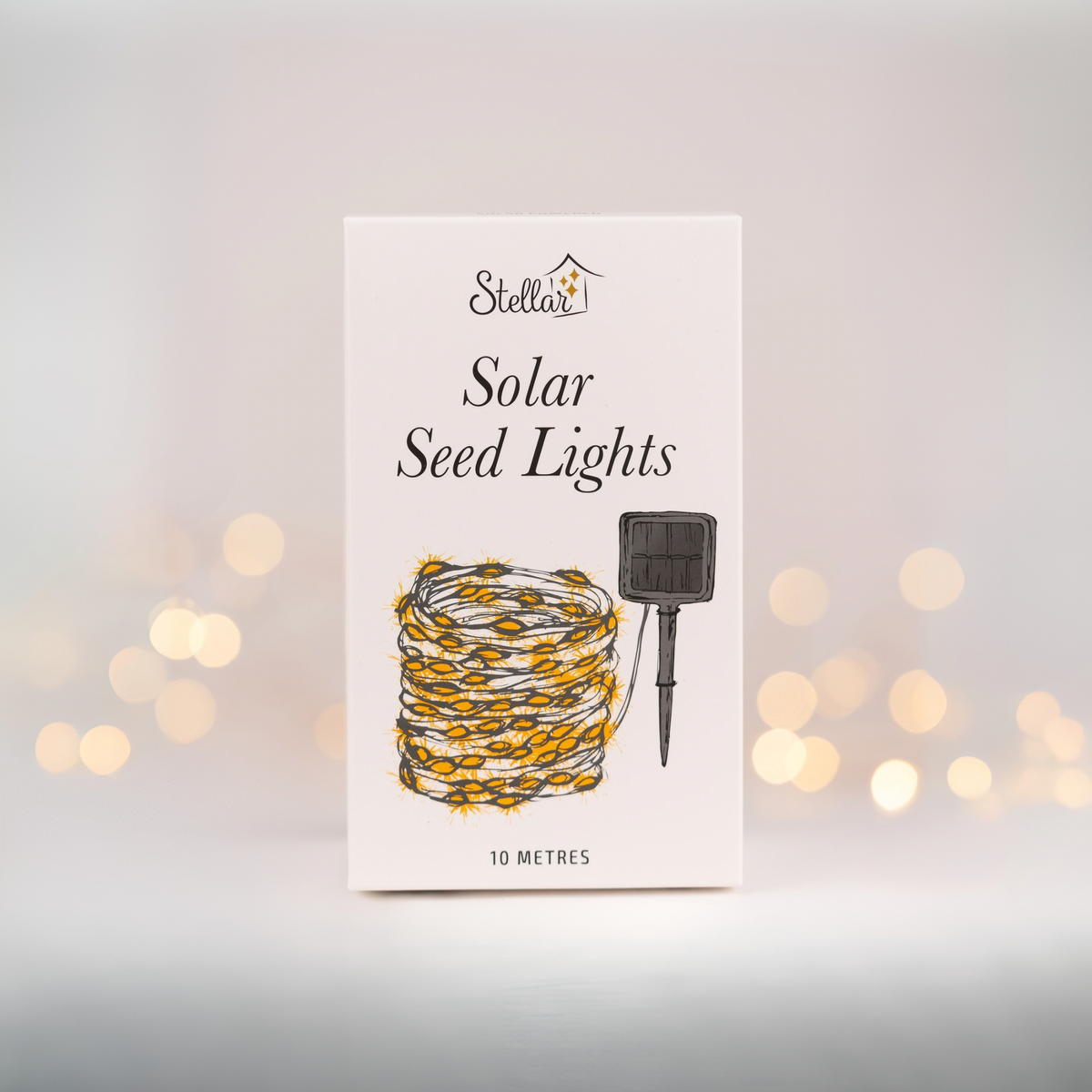 10m Copper Warm White Solar Seed Lights