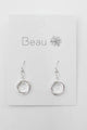 SS003 Sterling Silver Ring Earring
