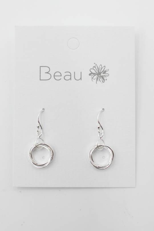 SS003 Sterling Silver Ring Earring