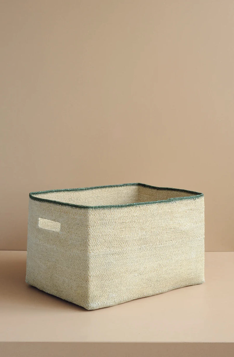 Bianca Lorenne Scatola Natural/Forest Basket - Medium