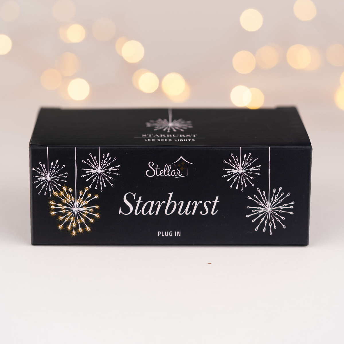 Starburst Large Silver Plug In