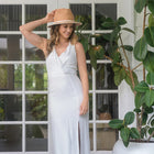 Sundaise Sage Natural Panama With Cream Band & Trim