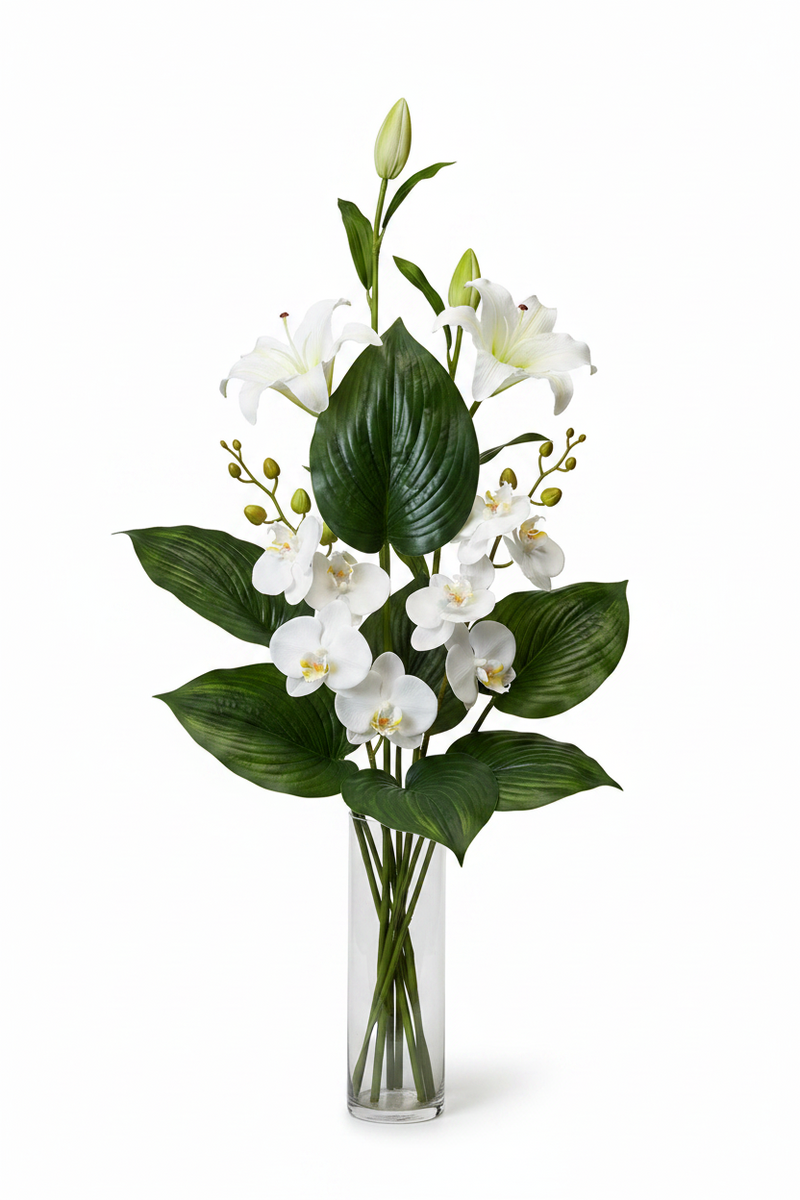 Individual Artificial Real Touch Flowers and Leaves