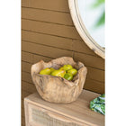 Organic Teak Bowl - 35cm