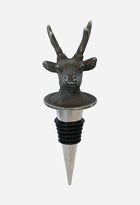 Deer Bottle Stopper - Pewter Finish 15.5cm