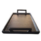 Thali Rectangular Iron Cast  Platter Black  - 44.5 L x 20.8 W x 5.2 H