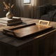 Thali Rectangular Platter Brass/Bronze - 44.5 x 20.8 x 5.2 cm