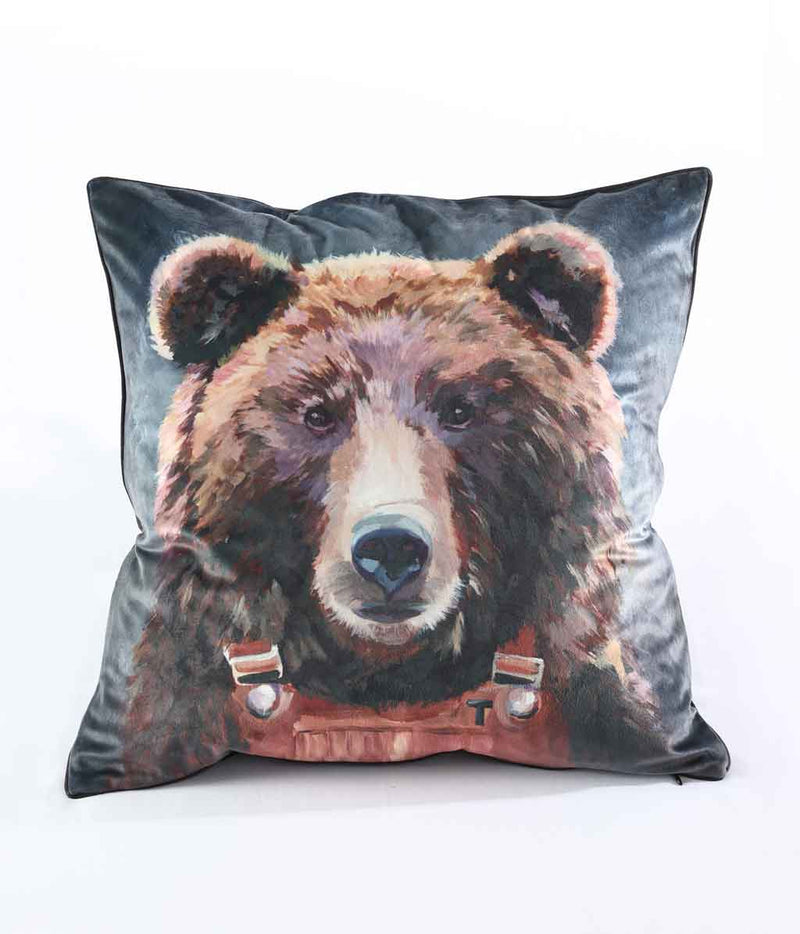 Thread Bear Cushion Cover