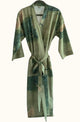 Bianca Lorenne Tsuru Spruce Housecoat  - Soft Cotton Linen Blend