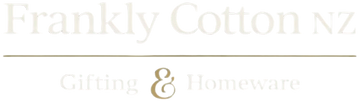 Logo of Frankly Cotton NZ for gifting and homeware with a white background