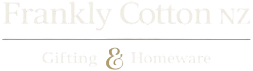 Logo of Frankly Cotton NZ for gifting and homeware with a white background