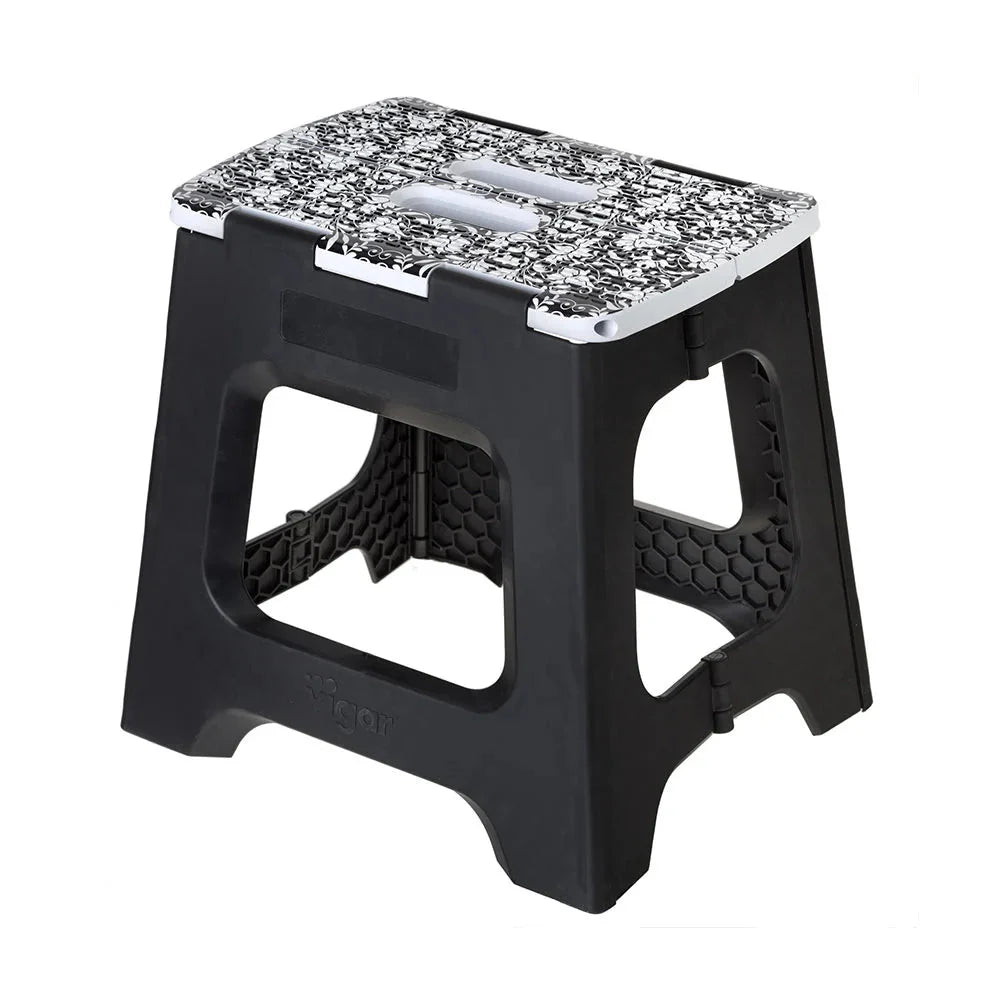 Compact Rococco On Top Foldable 32Cm Step Stool