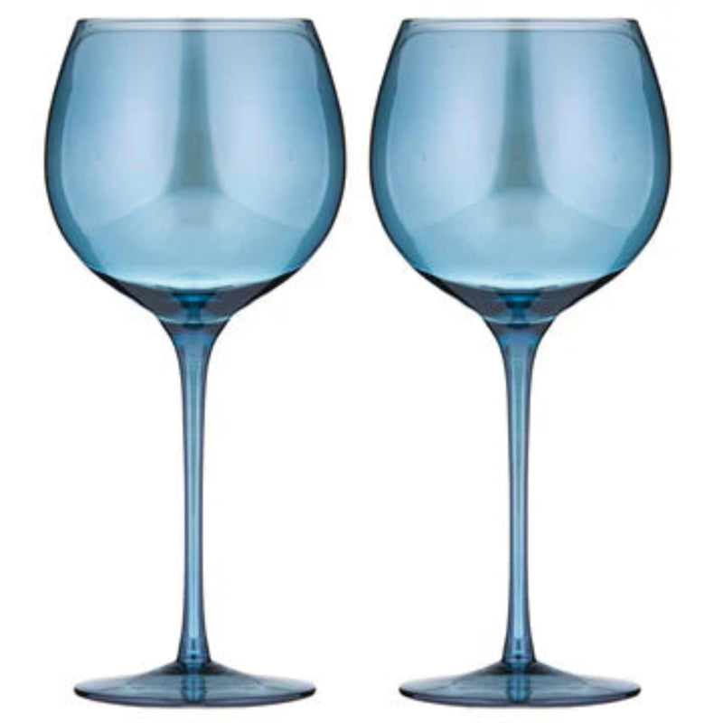 Verity Sapphire 2Pk Gin Glass