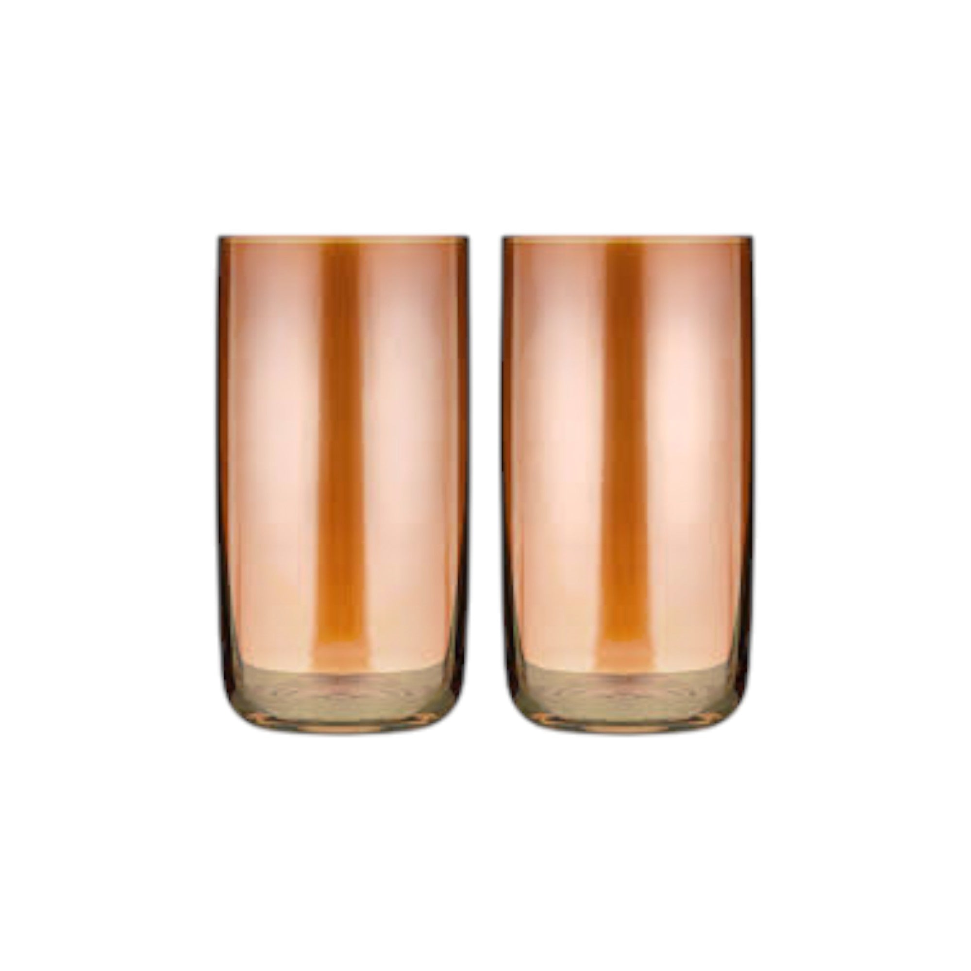 Verity Amber 2Pk Highball Tumbler