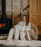 Willow Waffle Pant Ecru