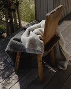 Weave Bayswater Large Charcoal Check Throw  - 150 x 240cm - Ships September