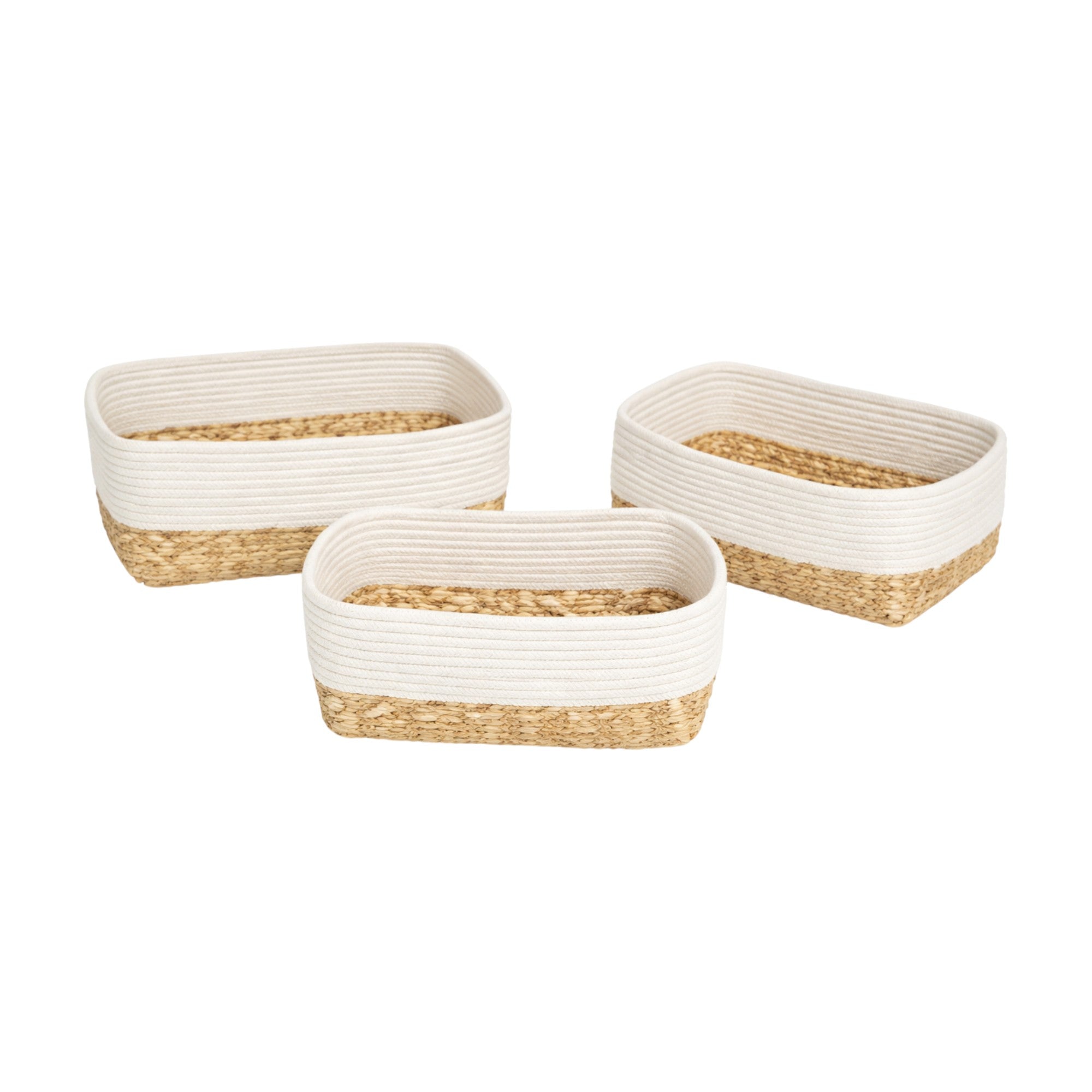 Frankly Cotton Woven Storage Baskets Natural