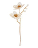 Christmas Rose Spray With Pearls – Cream