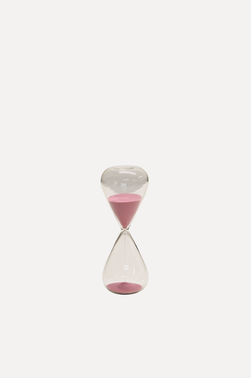 Frankly Cotton Sand timer 10 Minutes - Blushing Coral 17.5cm