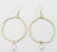 ZE062 Beau Squiggle Peral Earrings