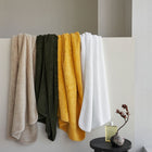 Super Pile Cotton Bathmat - White