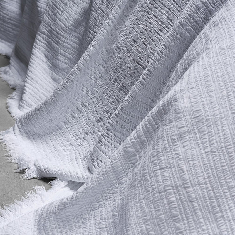 Portuguese AMBIENCE Cotton Blanket - White