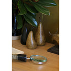 Large Marble Pear - Golden Brown