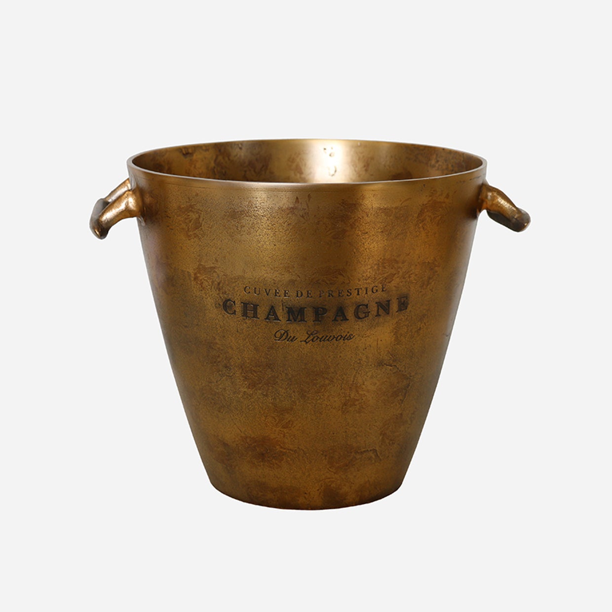 Montpellier Brass Style Wine Bucket Aluminium 30cm