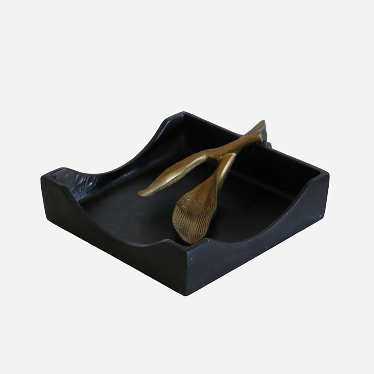 Feuille Leaf Napkin Holder - Aluminium - 21 x 18.5cm