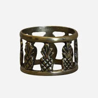 Frankly Cotton Feuille Leaf Napkin Rings - 4.5cm